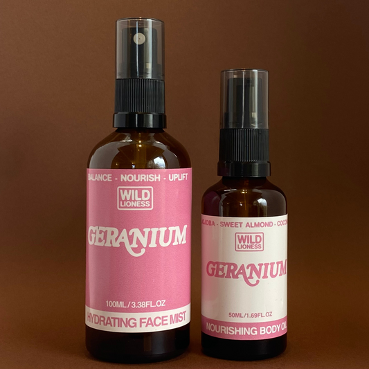 Geranium Body Oil & Face Mist Pack