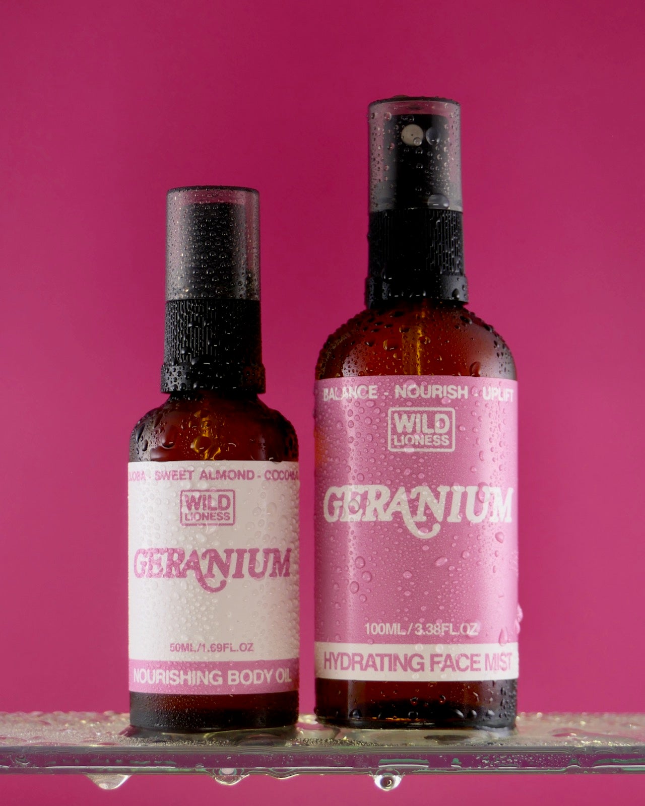 Geranium Body Oil & Face Mist Pack