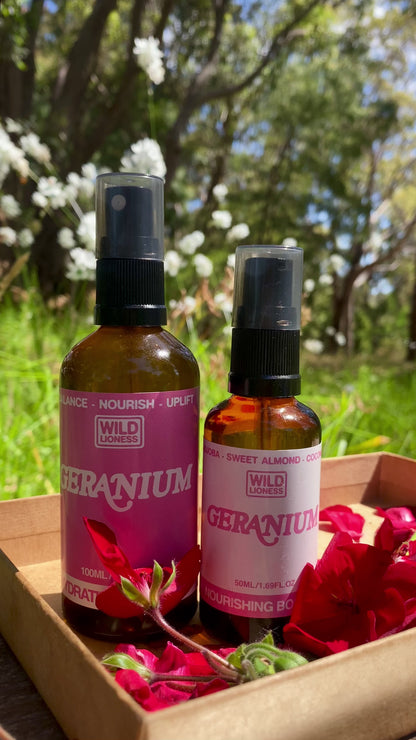 Geranium Body Oil & Face Mist Pack
